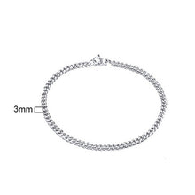 Load image into Gallery viewer, Men's Bracelet Curb Cuban Link Chain Stainless Steel Mens Womens Bracelets Bangle Gold Tone No Fade 3mm to 11mm