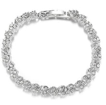 Load image into Gallery viewer, Fashion Roman Style Bracelets for Women Snap Button Jewelry Bracelets Crystal Charm Bracelets Gifts